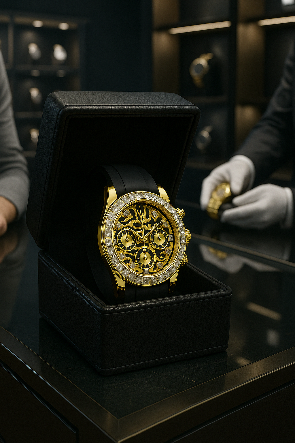 Daytona Stone Strap (Golden Dial)