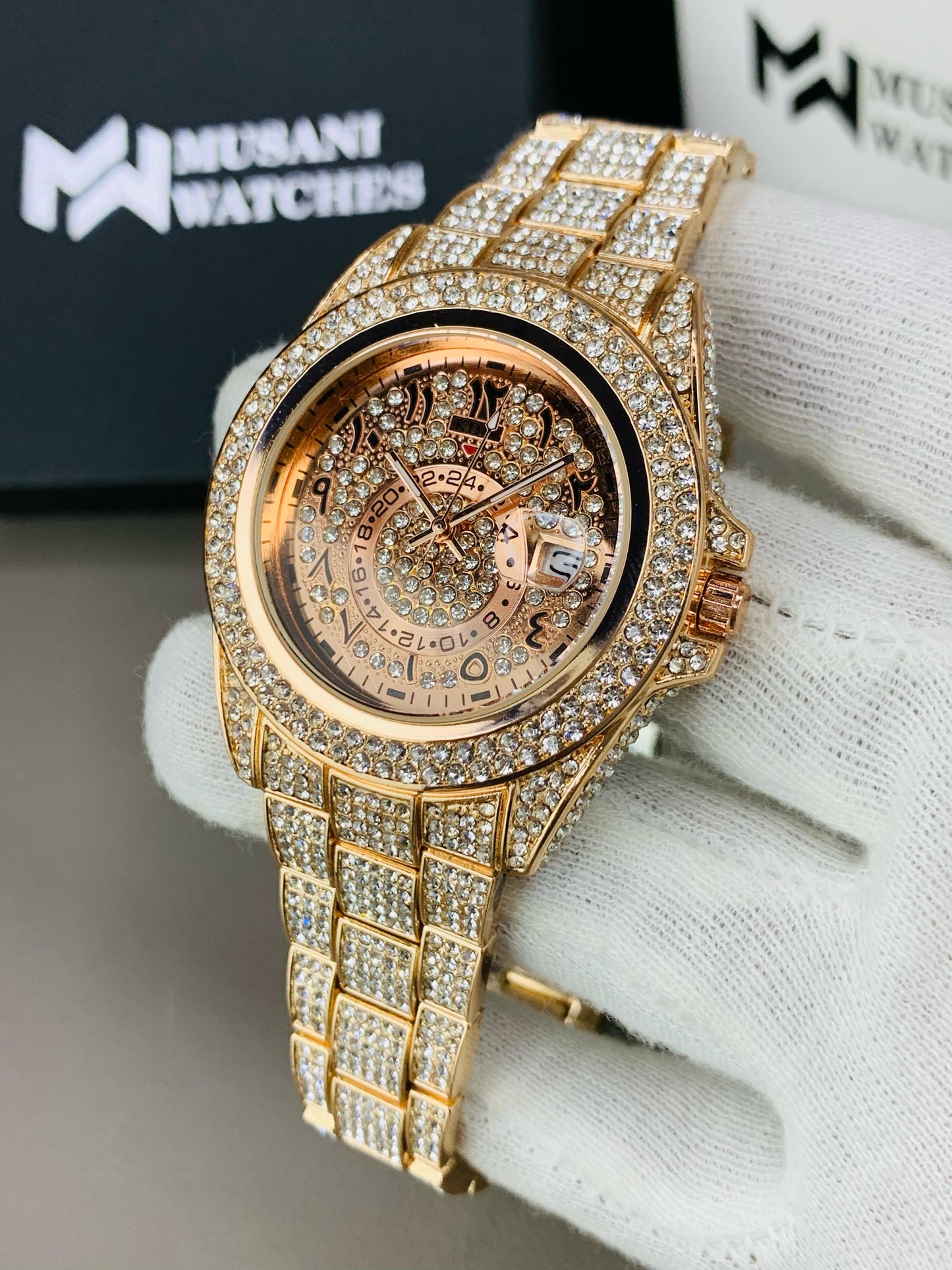 RLX Full Stone Rose Gold