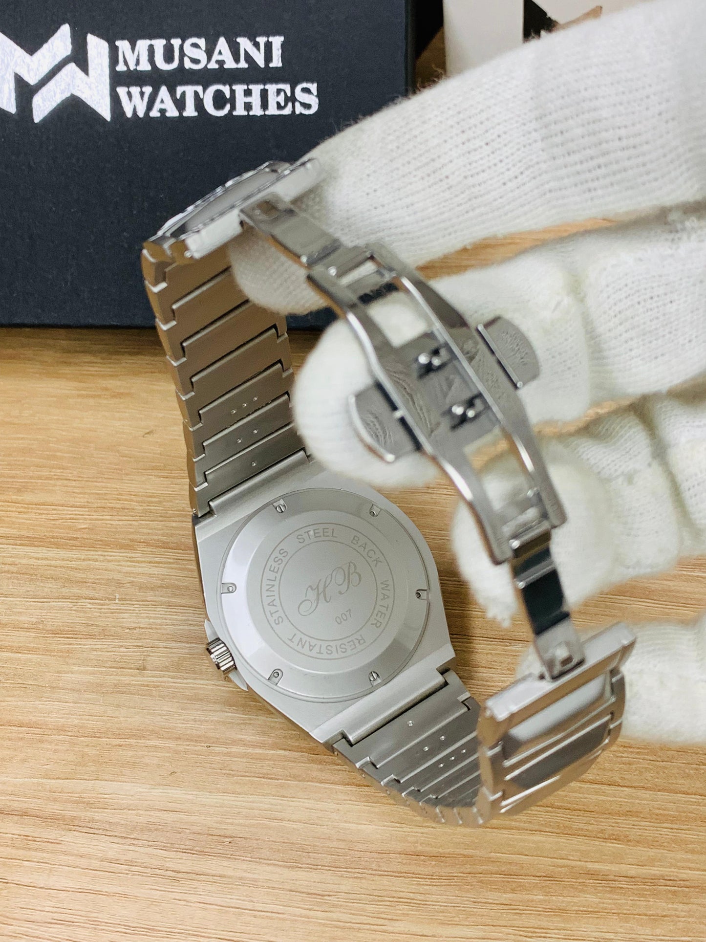 HB Plain Diamond Texture Model (Silver Dial)