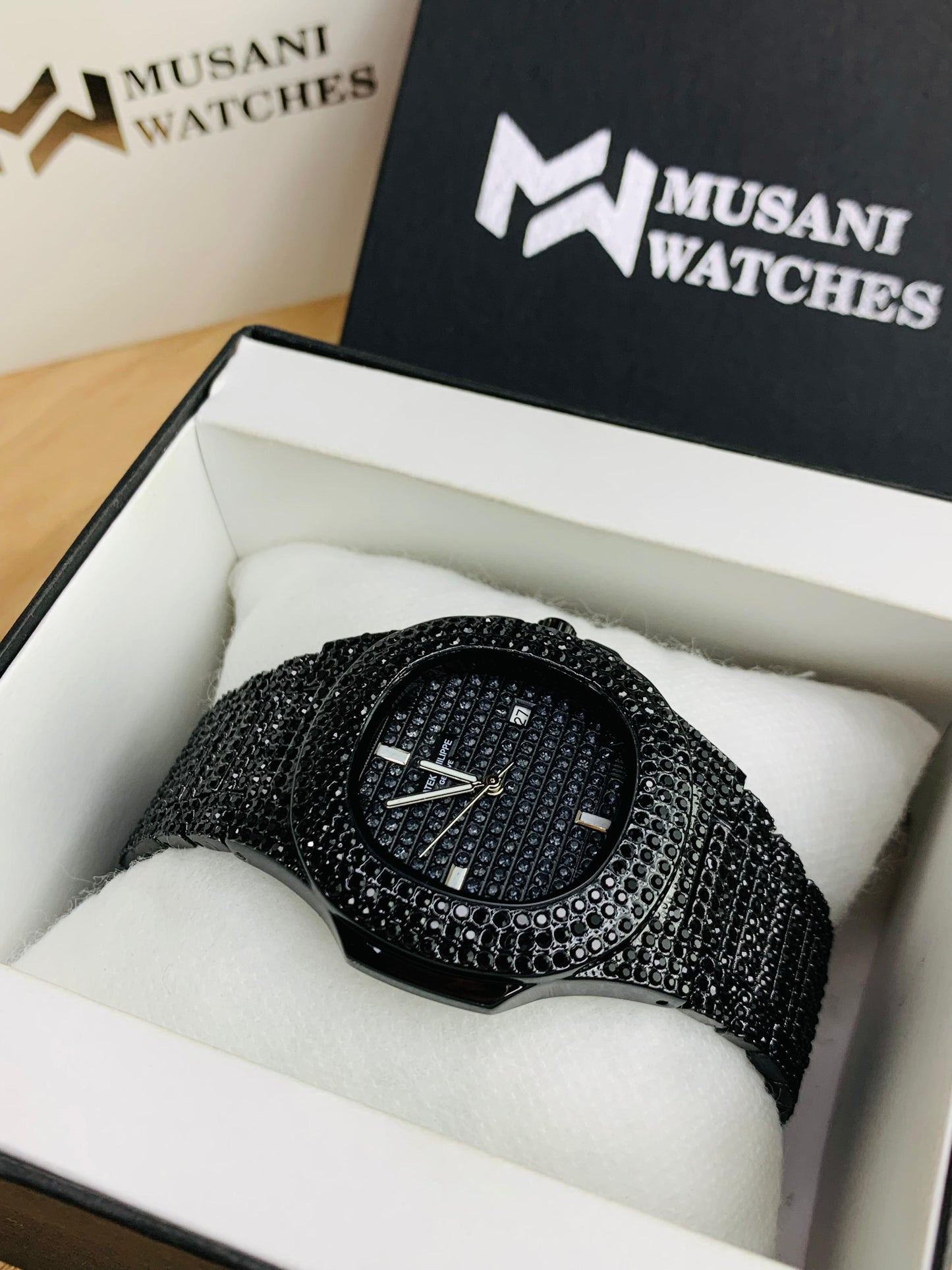 Nautilus Iced Out Model Black (Limited Edition)
