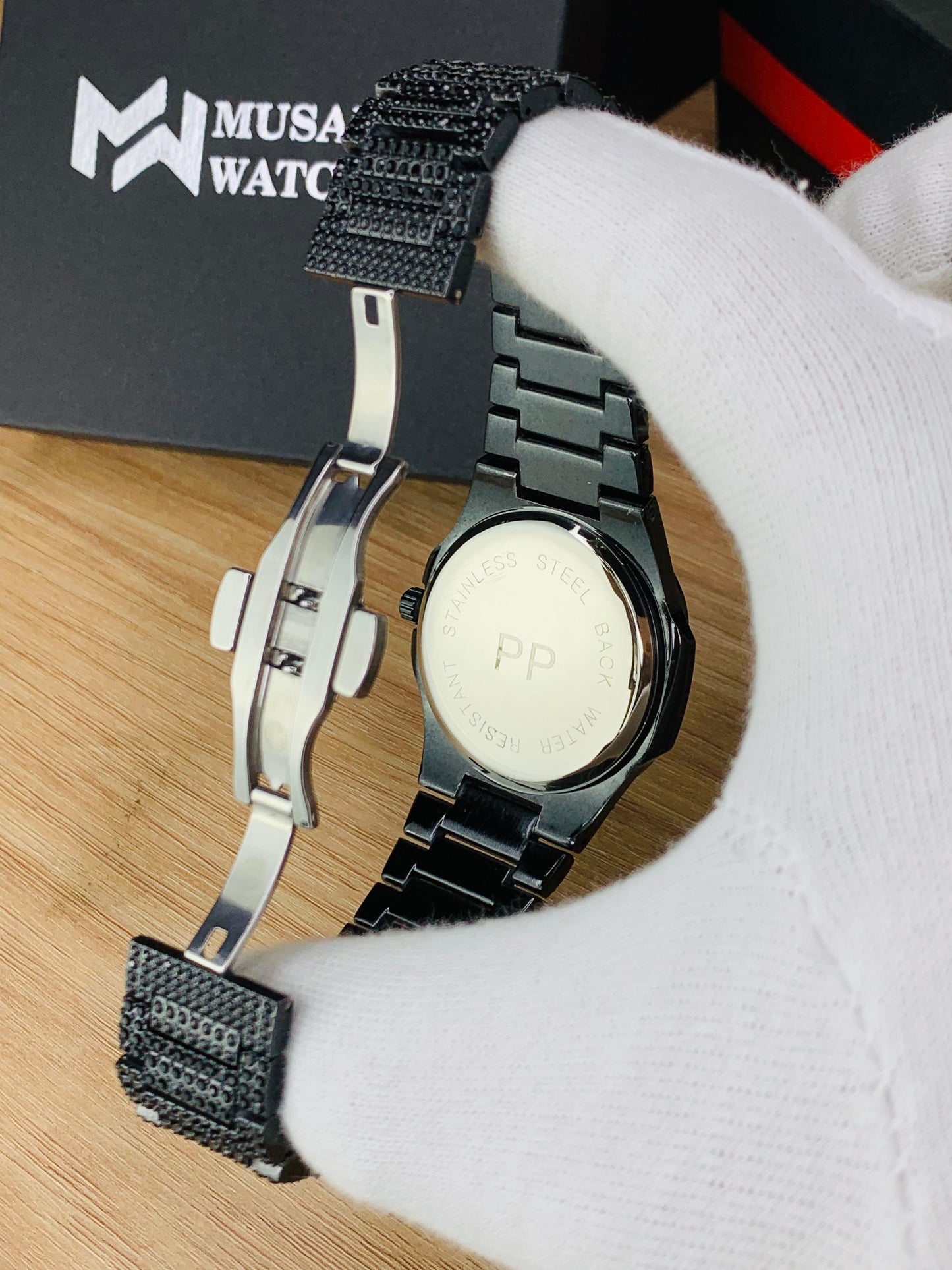 Nautilus Iced Out Model Black (Limited Edition)