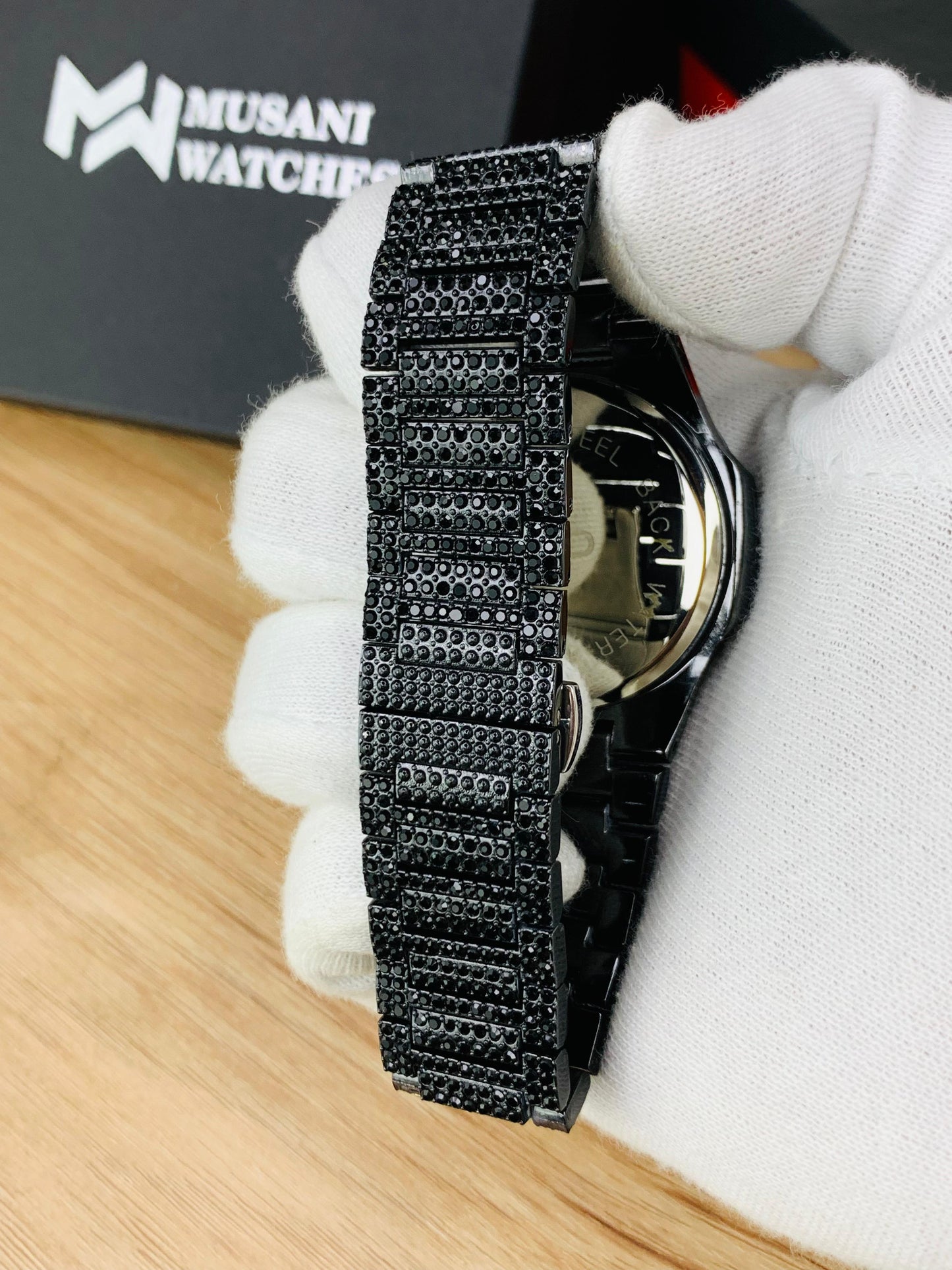 Nautilus Iced Out Model Black (Limited Edition)