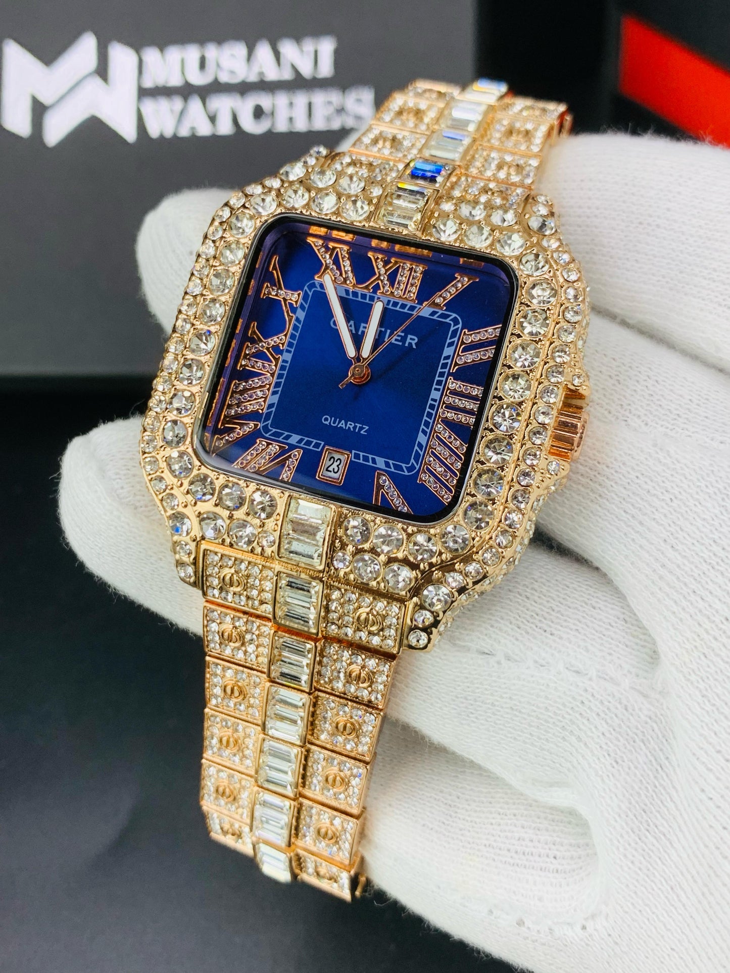 CRTR |Ice Model| Rosegold Blue