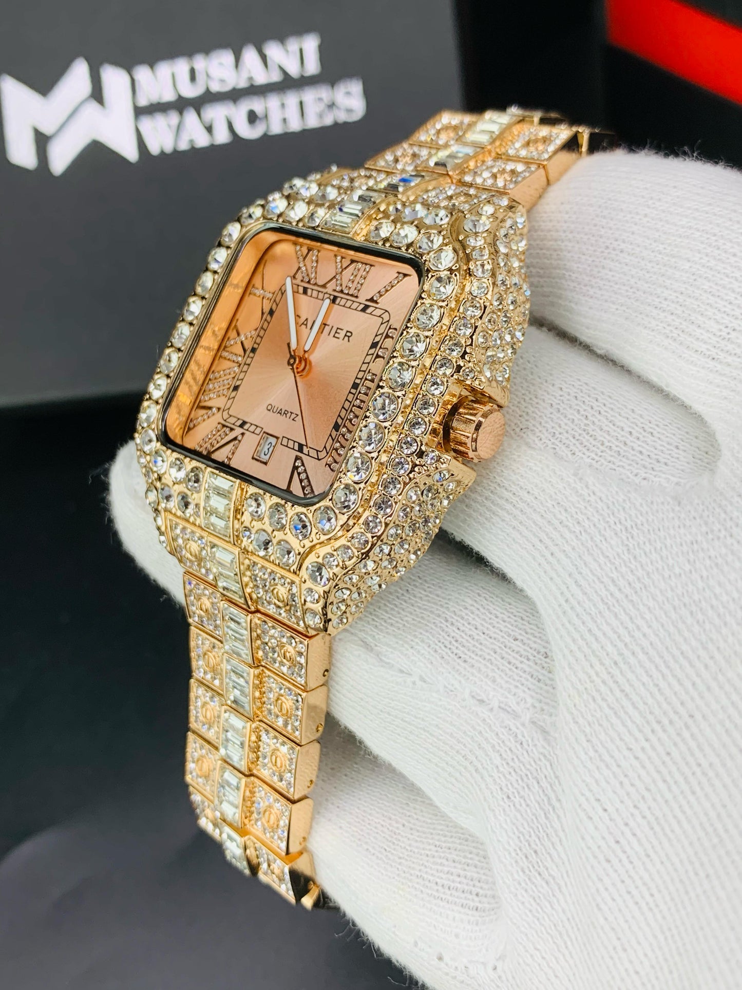 CRTR |Ice Model| Full Rose Gold