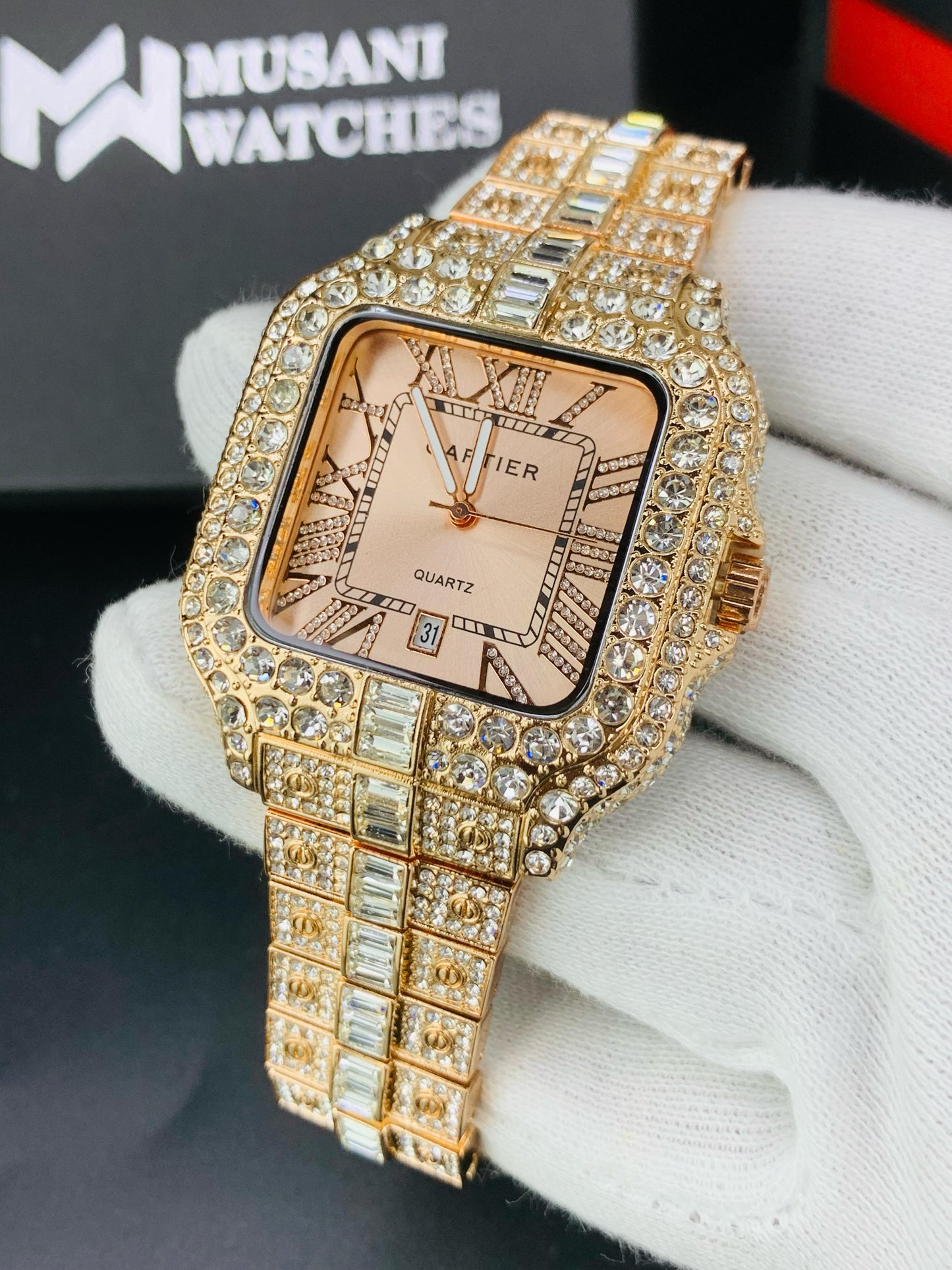CRTR |Ice Model| Full Rose Gold