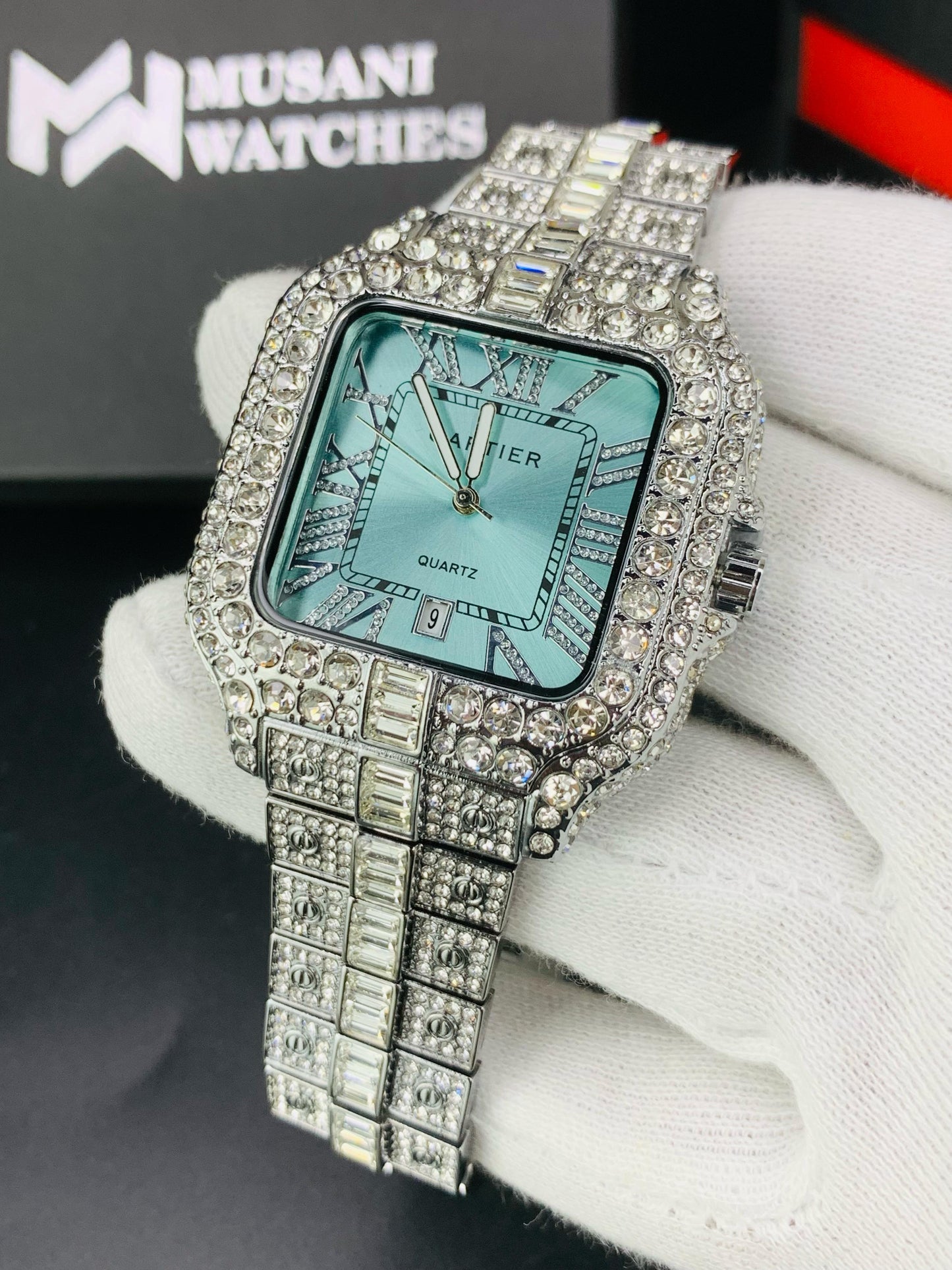 CRTR |Ice Model| Silver Tiffany Blue