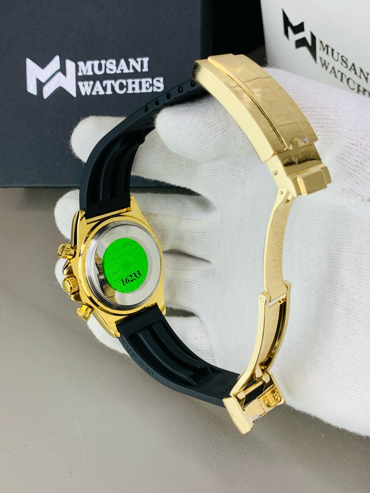 Daytona Stone Strap (Golden Dial)
