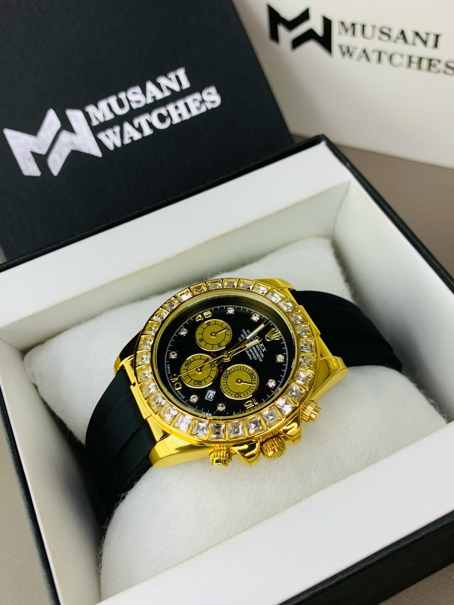 Daytona Stone Strap (Black Dial)