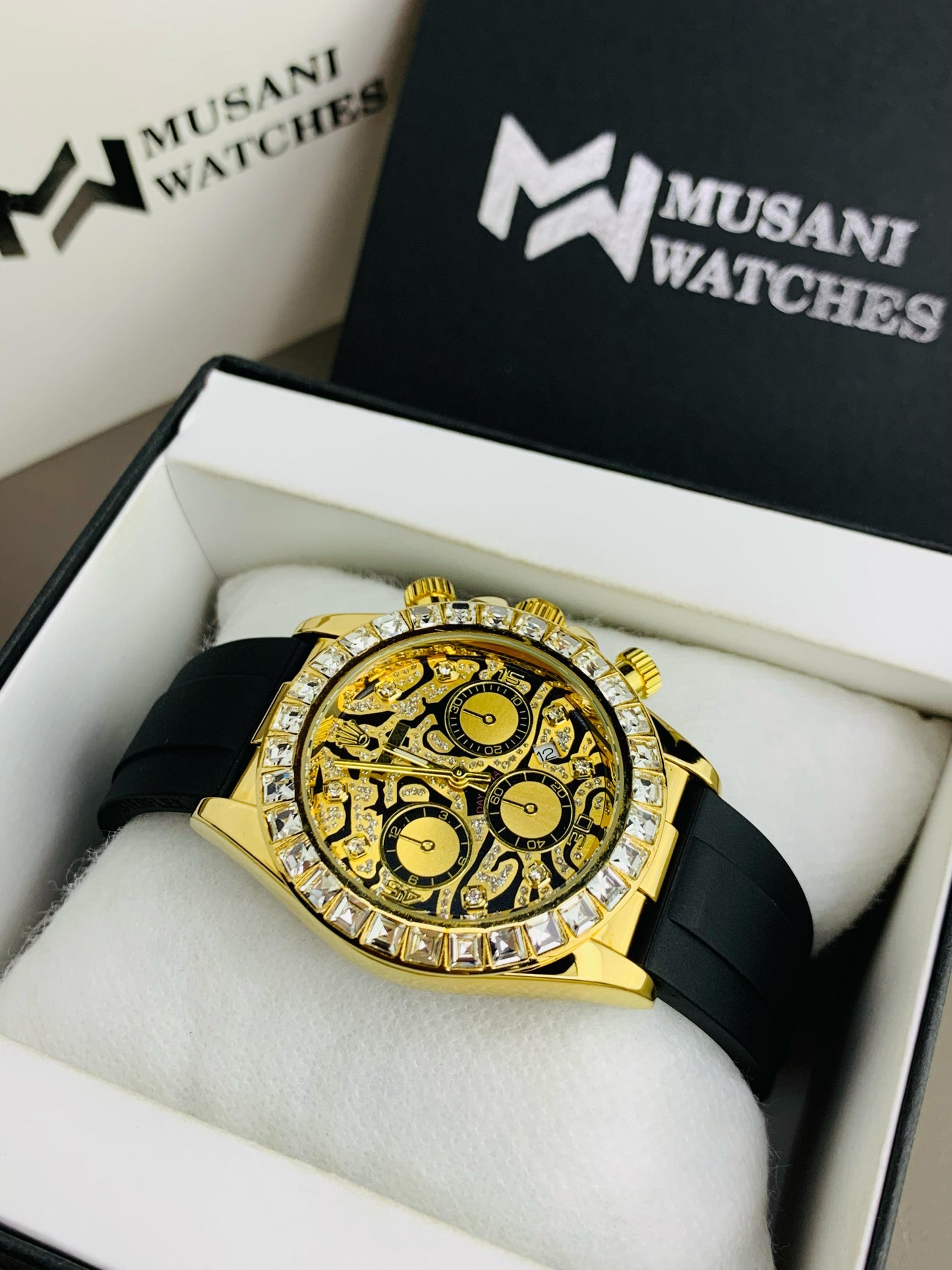 Daytona Stone Strap (Golden Dial)