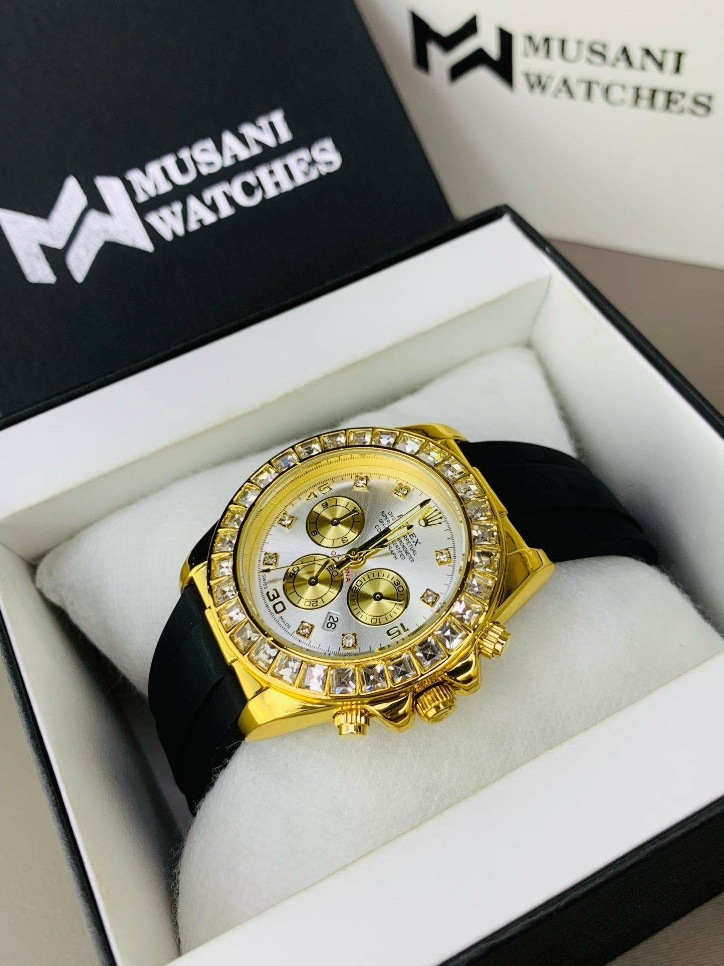 Daytona Stone Strap (White Dial)