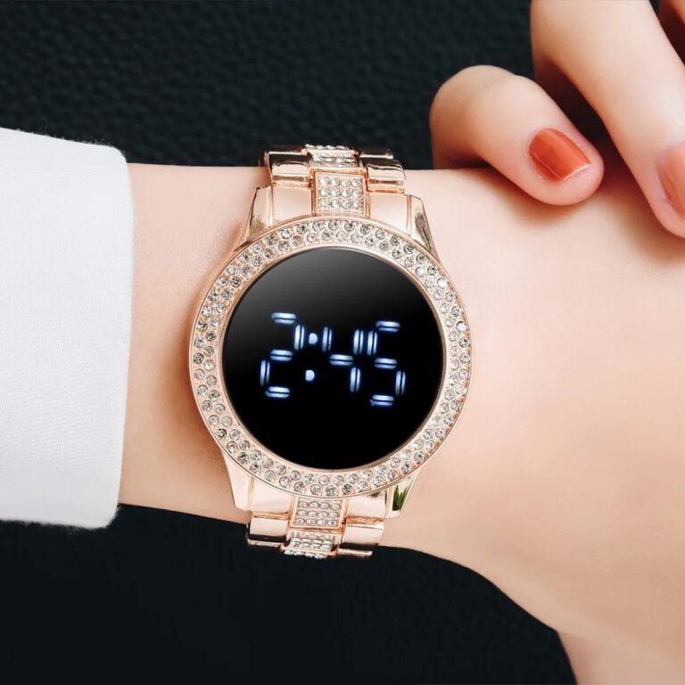 LED Luxury Digital Watch (Rose Gold)