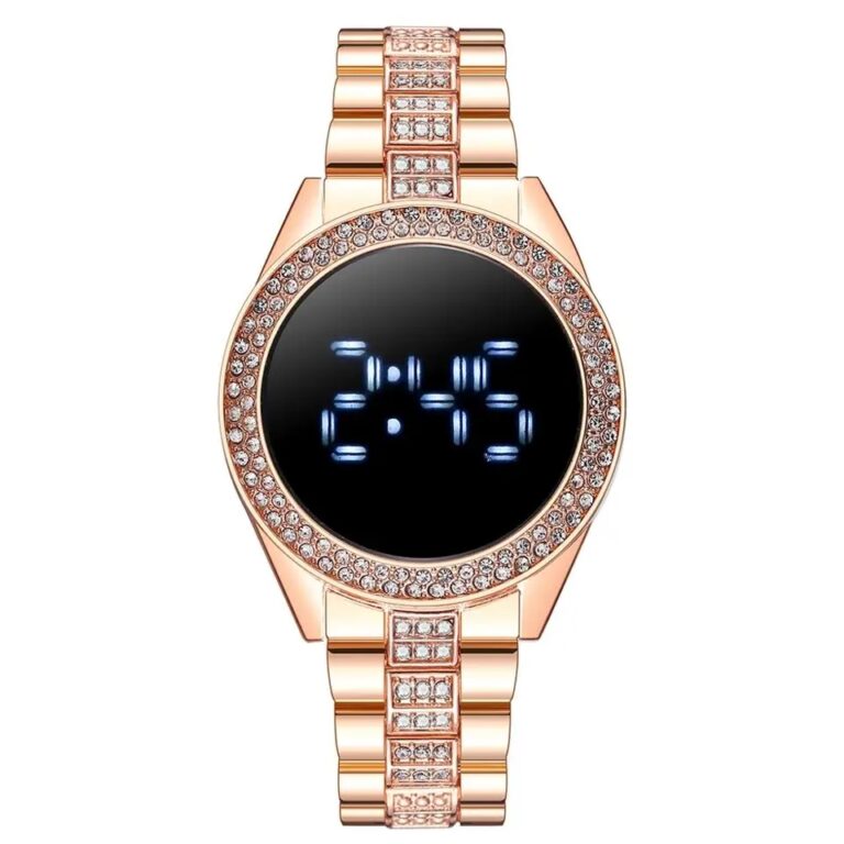 LED Luxury Digital Watch (Rose Gold)