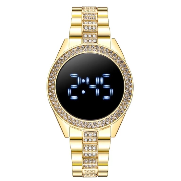 LED Luxury Digital Watch (Gold)