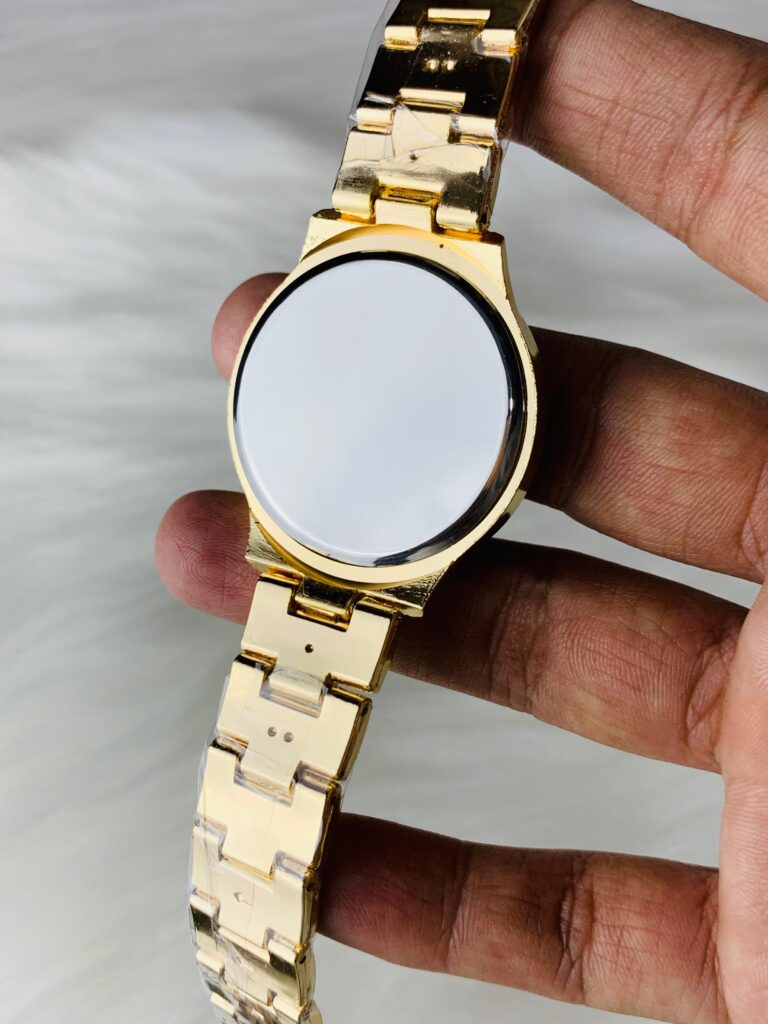 Religio Feminino LED Luxury Watch (Gold)