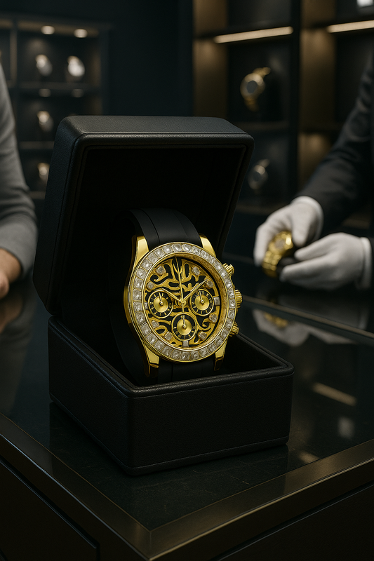 Daytona Stone Strap (Golden Dial)
