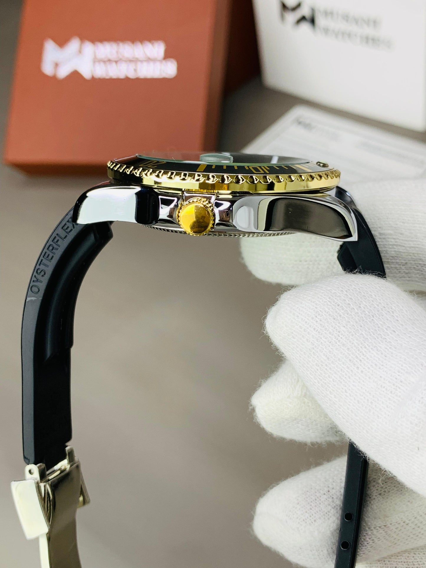 GMT Master Strap With Date (Two Tone Black)