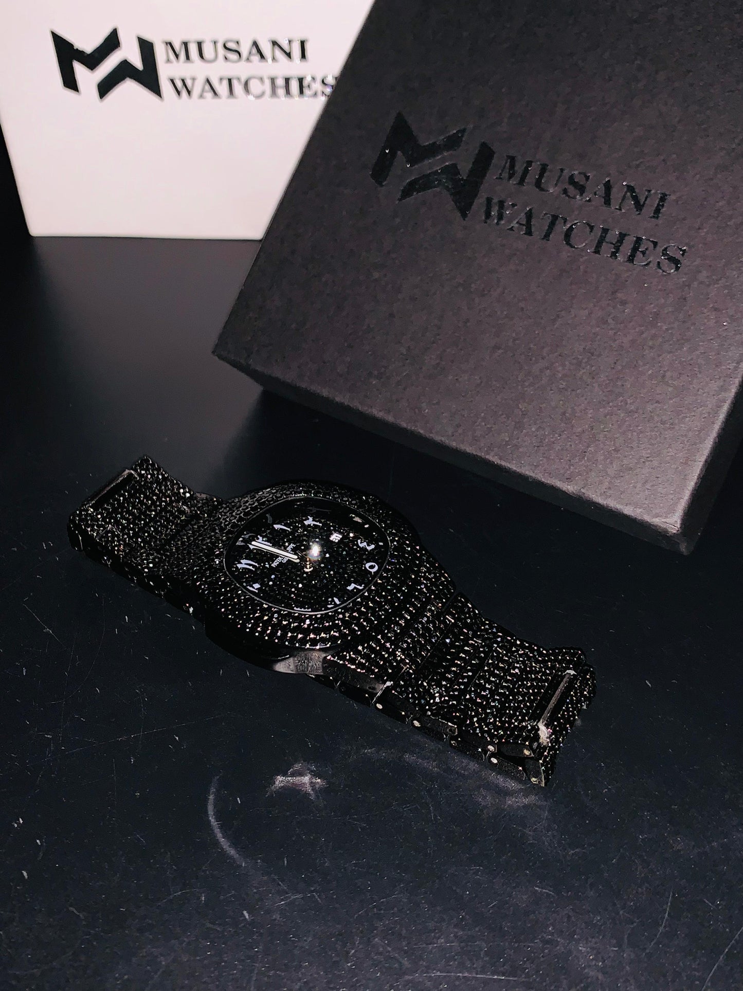 Nautilus Iced Out Arabic Model Black