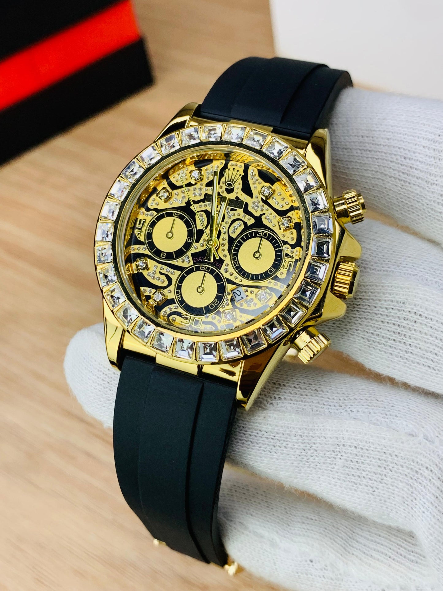 Daytona Stone Strap (Golden Dial)