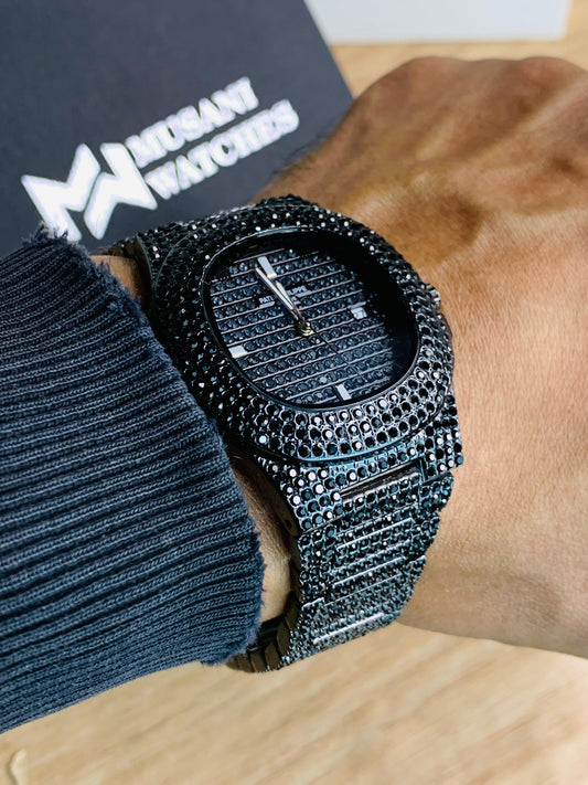 Nautilus Iced Out Model Black (Limited Edition)
