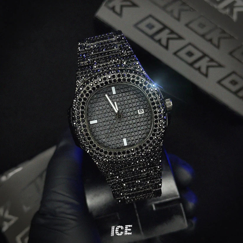 Nautilus Iced Out Model Black (Limited Edition)